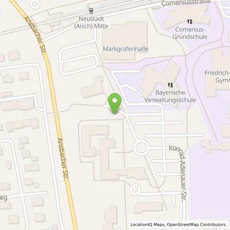 Standortübersicht der Tankstelle Stadtwerke Neustadt an der Aisch GmbH in 91413 Neustadt a. d. Aisch