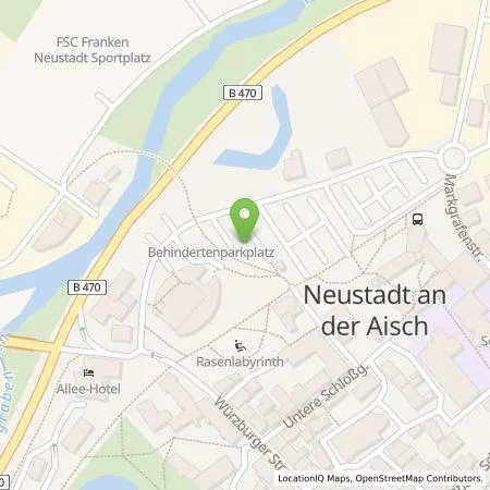 Standortübersicht der Tankstelle Stadtwerke Neustadt an der Aisch GmbH in 91413 Neustadt a. d. Aisch