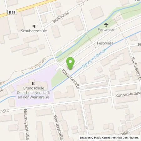 Standortübersicht der Tankstelle Ladestationen Südwest GmbH & Co. KG in 67433 Neustadt an der Weinstraße