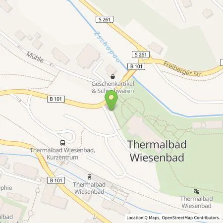 Standortübersicht der Tankstelle Bürger Energie Erzgebirge eG in 09488 Thermalbad Wiesenbad