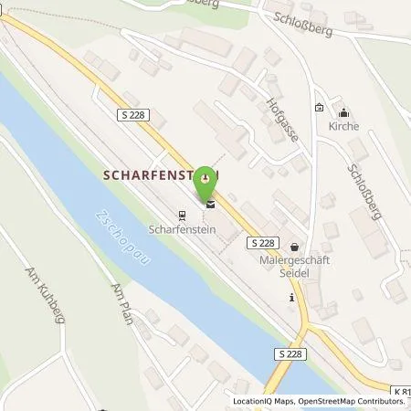 Standortübersicht der Tankstelle Bürger Energie Erzgebirge eG in 09430 Drebach