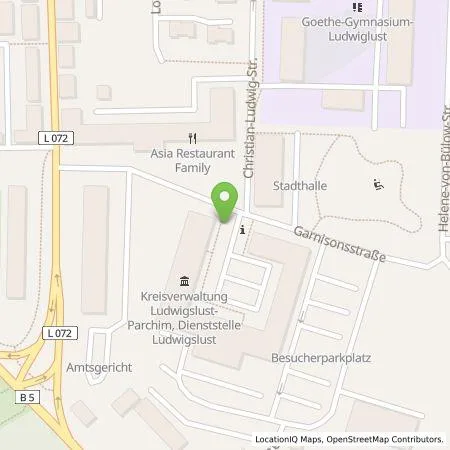 Standortübersicht der Tankstelle WEMAG AG in 19288 Ludwigslust