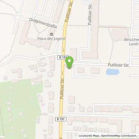 Standortübersicht der Tankstelle WEMAG AG in 19370 Parchim