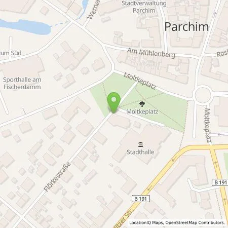 Standortübersicht der Tankstelle WEMAG AG in 19370 Parchim