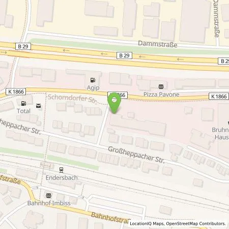 Standortübersicht der Tankstelle Stadtwerke Weinstadt in 71384 Weinstadt