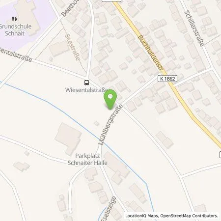 Standortübersicht der Tankstelle Stadtwerke Weinstadt in 71384 Weinstadt