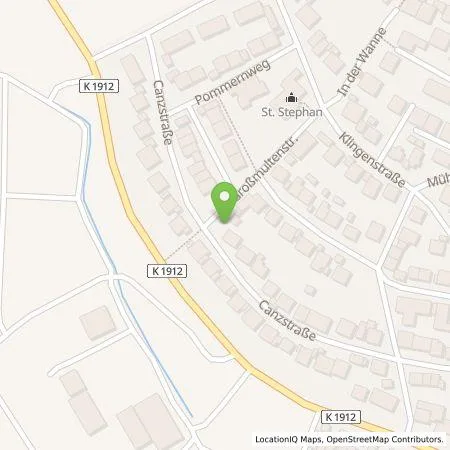 Standortübersicht der Tankstelle Stadtwerke Weinstadt in 71384 Weinstadt