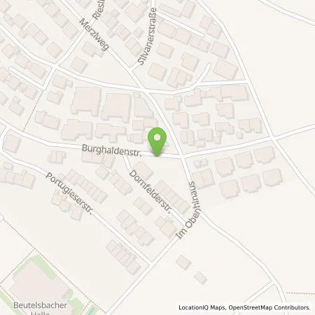 Standortübersicht der Tankstelle Stadtwerke Weinstadt in 71384 Weinstadt