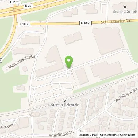 Standortübersicht der Tankstelle Stadtwerke Weinstadt in 71384 Weinstadt