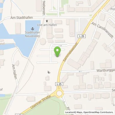 Standortübersicht der Tankstelle Leea GmbH in 17235 Neustrelitz