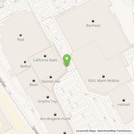 Standortübersicht der Tankstelle MVV Energie AG in 68309 Mannheim