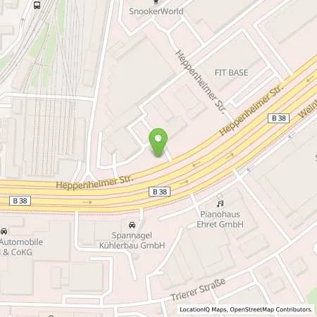 Standortübersicht der Tankstelle MVV Energie AG in 68309 Mannheim