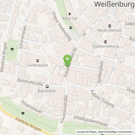 Standortübersicht der Tankstelle Stadtwerke Weißenburg GmbH in 91781 Weißenburg i. Bay.