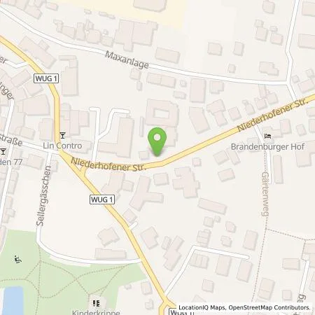 Standortübersicht der Tankstelle Stadtwerke Weißenburg GmbH in 91781 Weißenburg i. Bay.