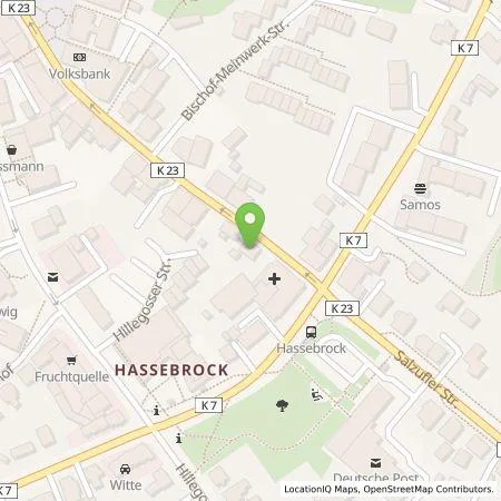 Standortübersicht der Tankstelle Stadtwerke Bielefeld GmbH in 33719 Bielefeld