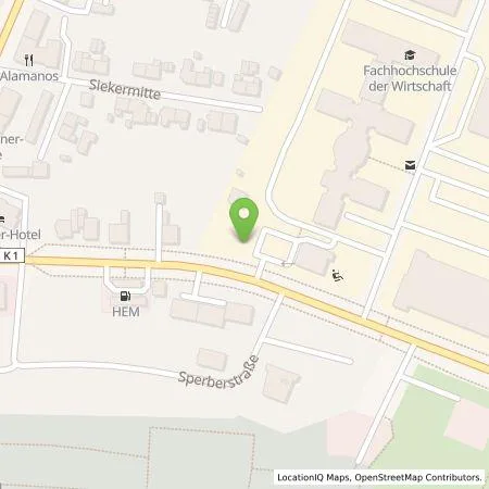 Standortübersicht der Tankstelle Stadtwerke Bielefeld GmbH in 33604 Bielefeld