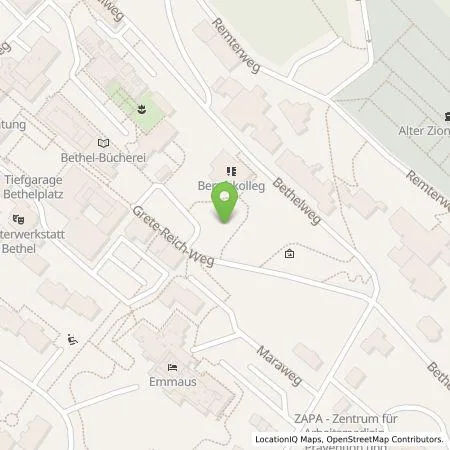 Standortübersicht der Tankstelle Stadtwerke Bielefeld GmbH in 33617 Bielefeld