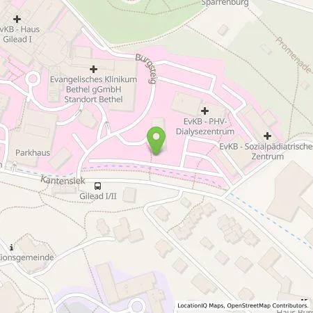 Standortübersicht der Tankstelle Stadtwerke Bielefeld GmbH in 33617 Bielefeld