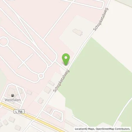 Standortübersicht der Tankstelle Stadtwerke Bielefeld GmbH in 33689 Bielefeld