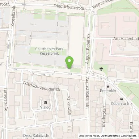 Standortübersicht der Tankstelle Stadtwerke Bielefeld GmbH in 33602 Bielefeld