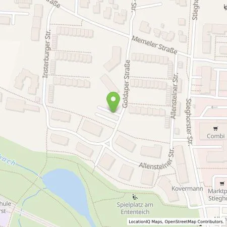 Standortübersicht der Tankstelle Stadtwerke Bielefeld GmbH in 33605 Bielefeld