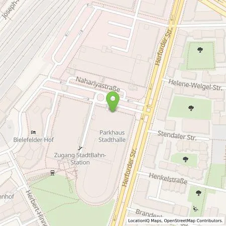 Standortübersicht der Tankstelle Stadtwerke Bielefeld GmbH in 33602 Bielefeld