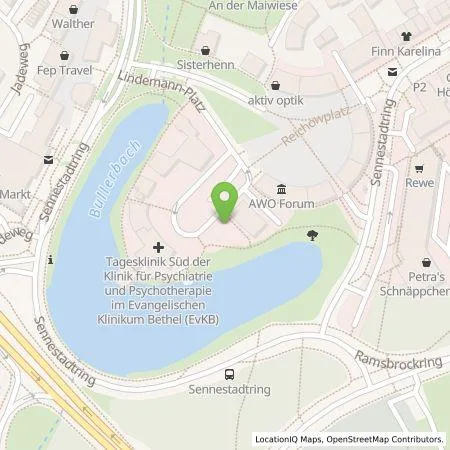 Standortübersicht der Tankstelle Stadtwerke Bielefeld GmbH in 33689 Bielefeld