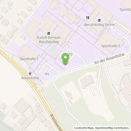 Standortübersicht der Tankstelle Stadtwerke Bielefeld GmbH in 33647 Bielefeld