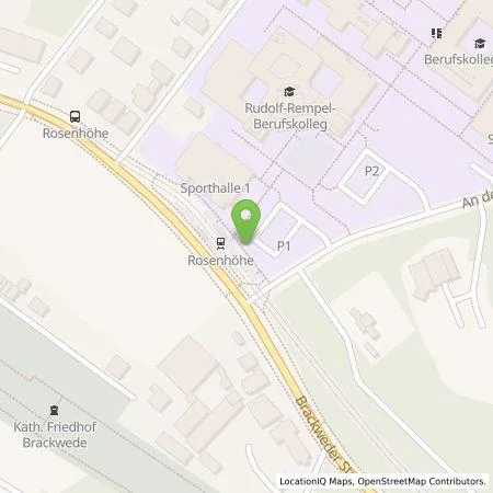 Standortübersicht der Tankstelle Stadtwerke Bielefeld GmbH in 33647 Bielefeld