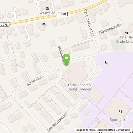 Standortübersicht der Tankstelle Stadtwerke Bielefeld GmbH in 33719 Bielefeld