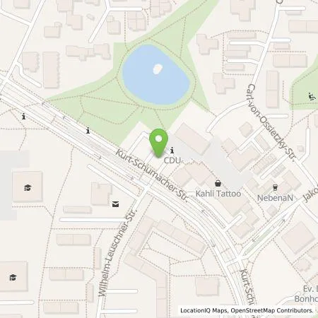 Standortübersicht der Tankstelle Stadtwerke Bielefeld GmbH in 33615 Bielefeld