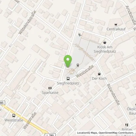 Standortübersicht der Tankstelle Stadtwerke Bielefeld GmbH in 33615 Bielefeld