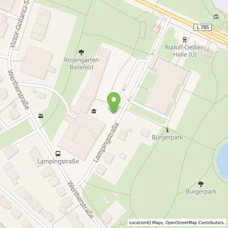 Standortübersicht der Tankstelle Stadtwerke Bielefeld GmbH in 33615 Bielefeld