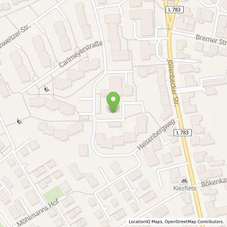 Standortübersicht der Tankstelle Stadtwerke Bielefeld GmbH in 33613 Bielefeld