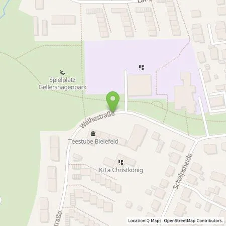 Standortübersicht der Tankstelle Stadtwerke Bielefeld GmbH in 33613 Bielefeld