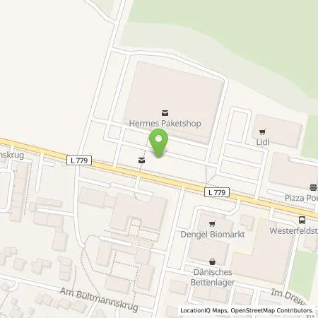 Standortübersicht der Tankstelle Stadtwerke Bielefeld GmbH in 33613 Bielefeld