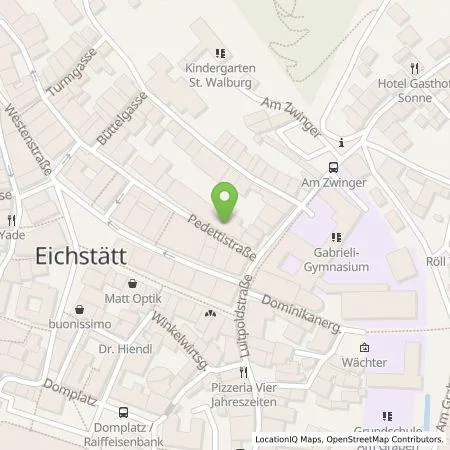 Standortübersicht der Tankstelle Bauer Energietechnik e.K. in 85072 Eichstätt