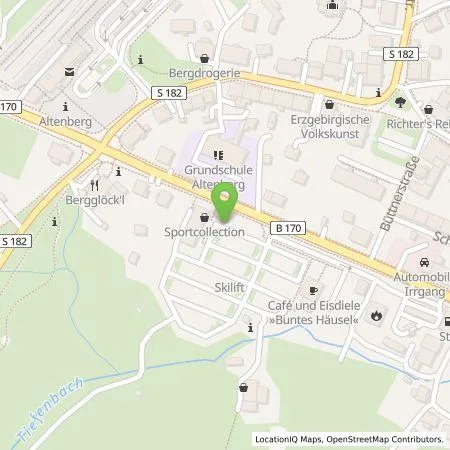 Standortübersicht der Tankstelle SachsenEnergie AG in 01773 Altenberg