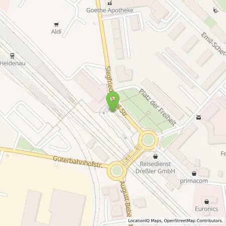 Standortübersicht der Tankstelle SachsenEnergie AG in 01809 Heidenau