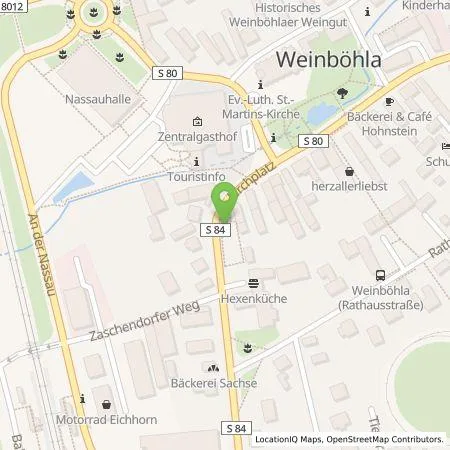 Standortübersicht der Tankstelle SachsenEnergie AG in 01689 Weinböhla