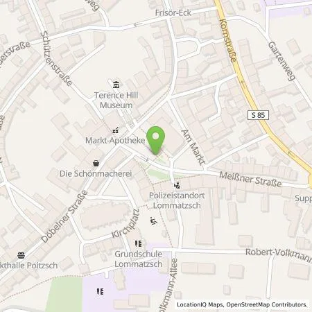 Standortübersicht der Tankstelle SachsenEnergie AG in 01623 Lommatzsch
