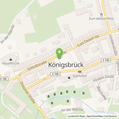 Standortübersicht der Tankstelle SachsenEnergie AG in 01936 Königsbrück