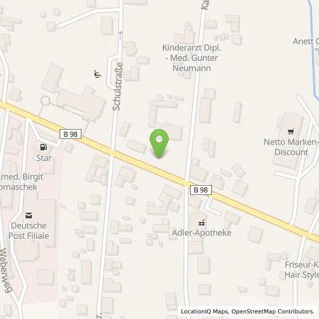 Standortübersicht der Tankstelle SachsenEnergie AG in 01904 Neukirch/Lausitz