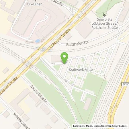 Standortübersicht der Tankstelle SachsenEnergie AG in 01159 Dresden