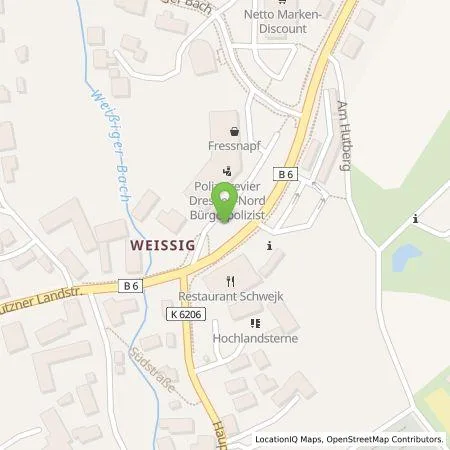 Standortübersicht der Tankstelle SachsenEnergie AG in 01328 Dresden