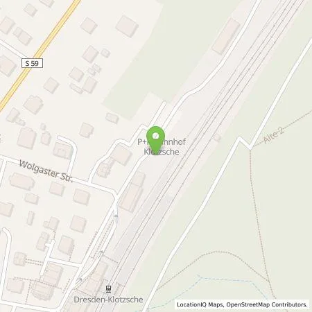 Standortübersicht der Tankstelle SachsenEnergie AG in 01109 Dresden