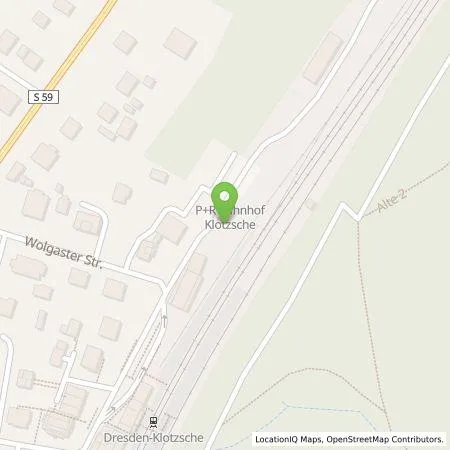 Standortübersicht der Tankstelle SachsenEnergie AG in 01109 Dresden