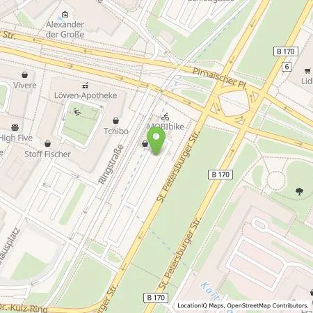 Standortübersicht der Tankstelle SachsenEnergie AG in 01067 Dresden