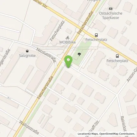 Standortübersicht der Tankstelle SachsenEnergie AG in 01307 Dresden