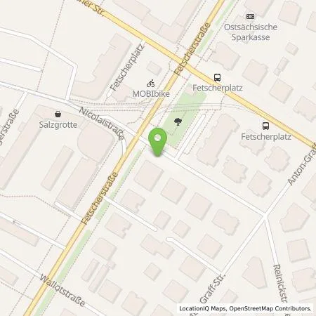 Standortübersicht der Tankstelle SachsenEnergie AG in 01307 Dresden